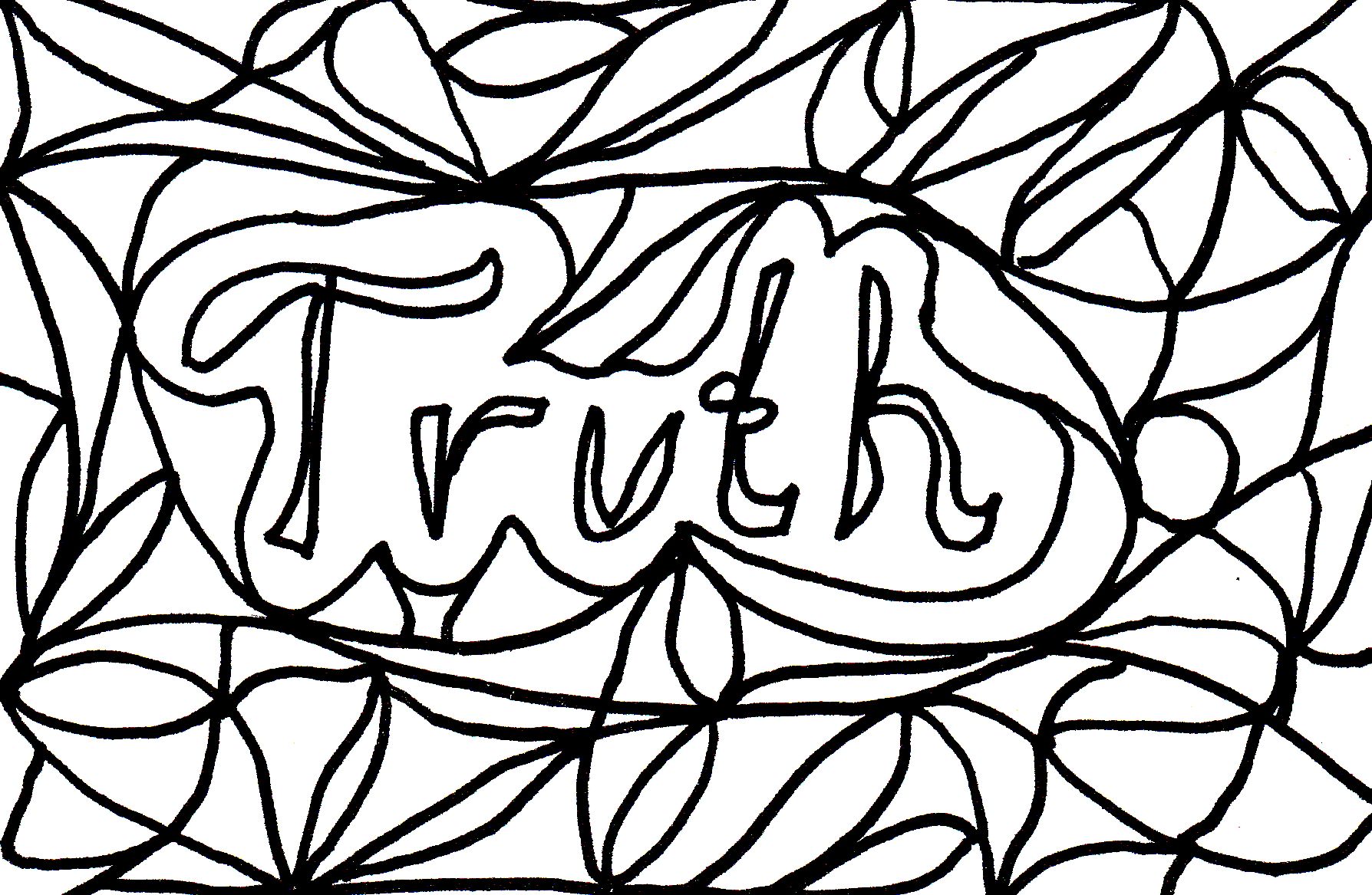 your word is truth coloring pages - photo #14